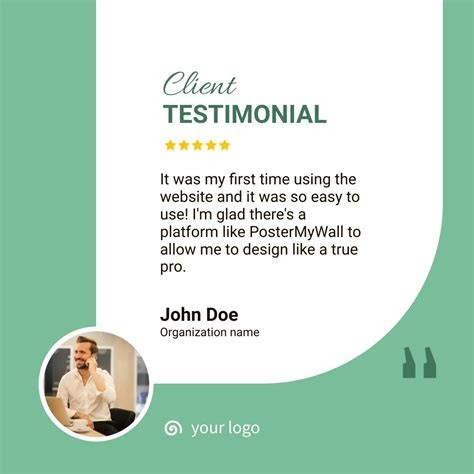 Client testimonial from John Bennett